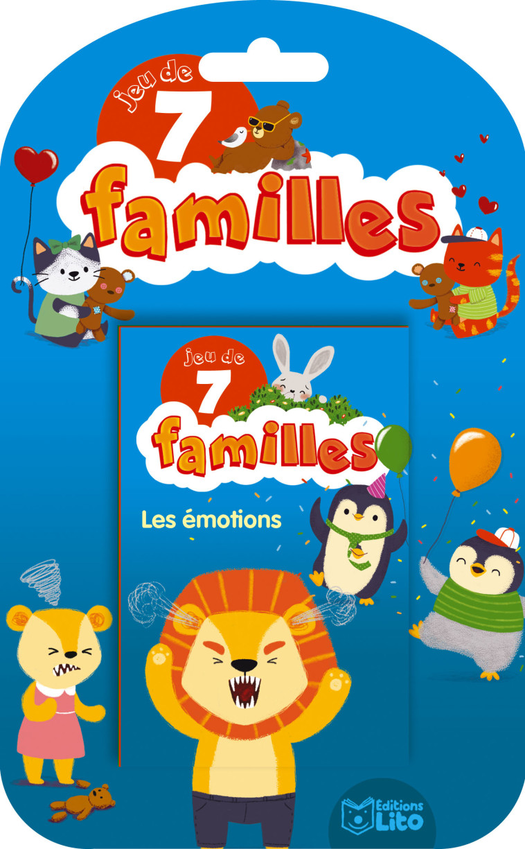 JEUX DE 7 FAMILLES EMOTIONS -  - LITO