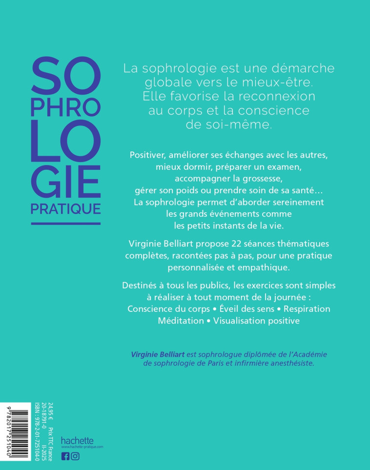 Sophrologie pratique - Virginie Belliart - HACHETTE PRAT