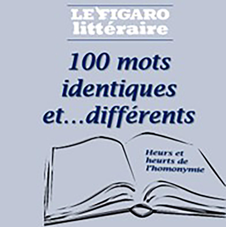 100 homonymes de la langue française - Julien Soulié - STE DU FIGARO