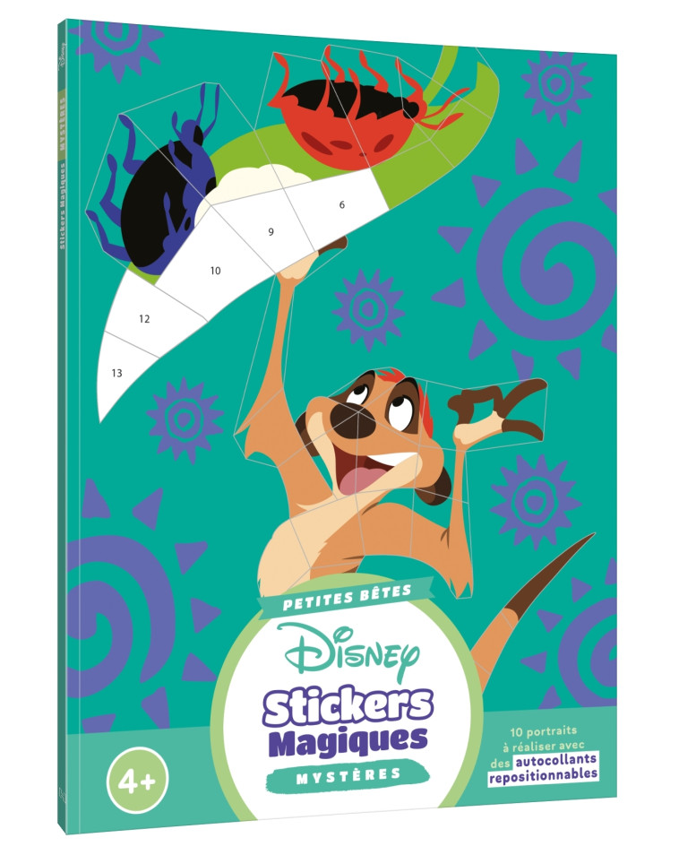 DISNEY - Mes stickers magiques - Mystères (4+) - Petites Bêtes -  - DISNEY HACHETTE