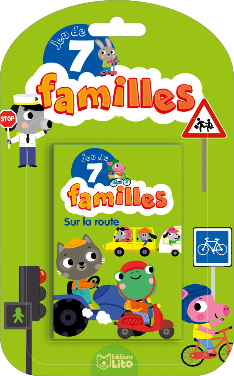 JEUX 7 FAMILLES SUR LA ROUTE - XXX - LITO