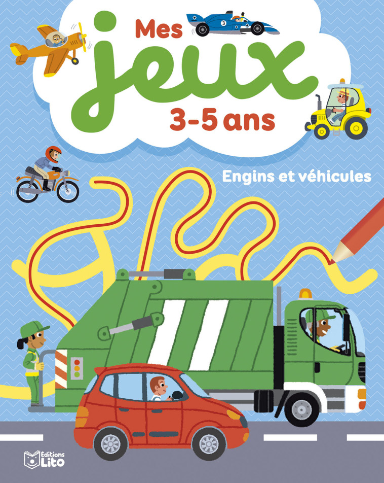 JEUX 3-5 ANS ENGINS VEHICULES -  - LITO