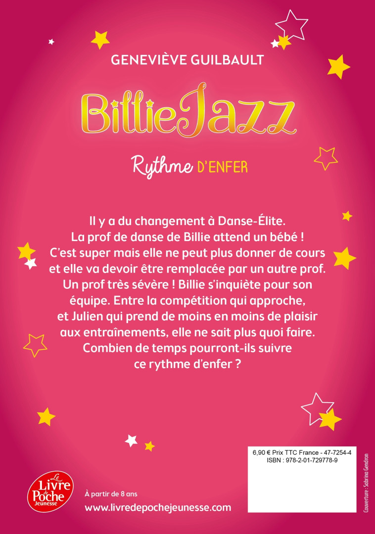 Billie Jazz - Tome 4 - Geneviève Guilbault - POCHE JEUNESSE