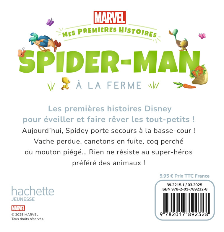 MARVEL - Mes Premières Histoires - Spider-Man va à la ferme -  - DISNEY HACHETTE