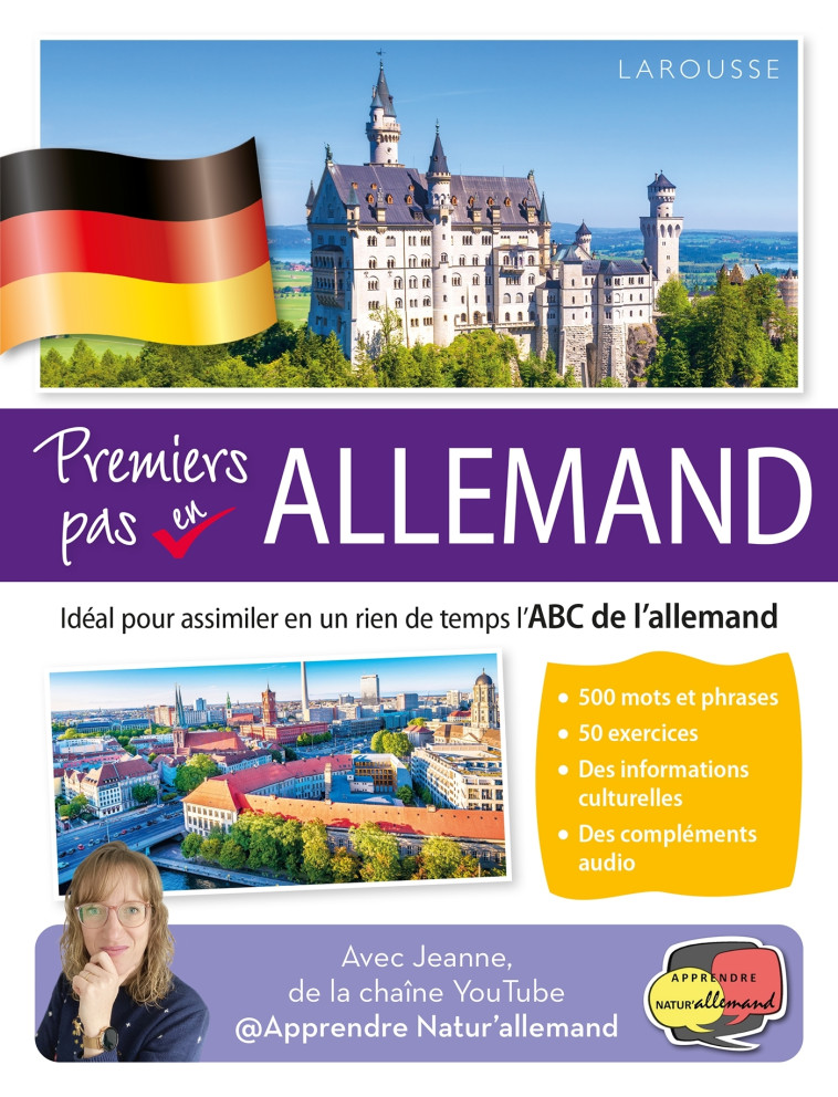 Premiers pas en allemand avec Apprendre Natur'allemand - Jeanne Hodapp - LAROUSSE