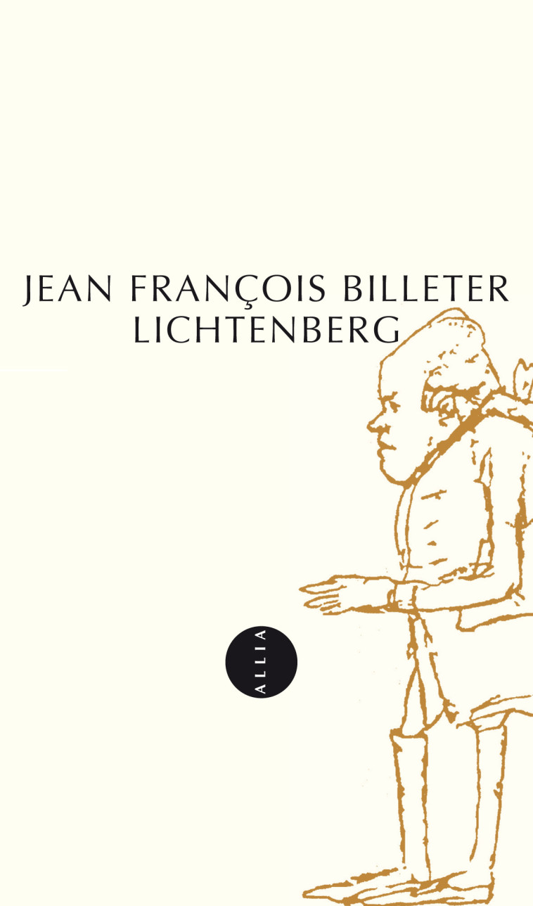 LICHTENBERG - Jean François BILLETER - ALLIA