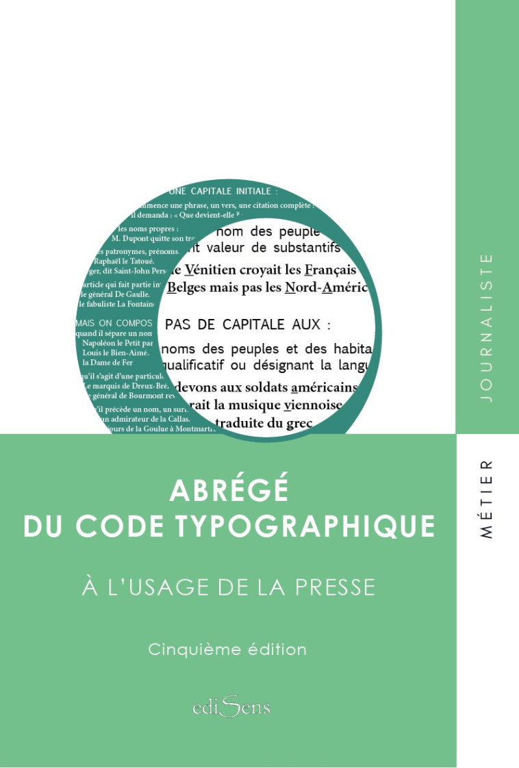 Abrégé du code typographique -  Collectif,  Collectif - EDISENS