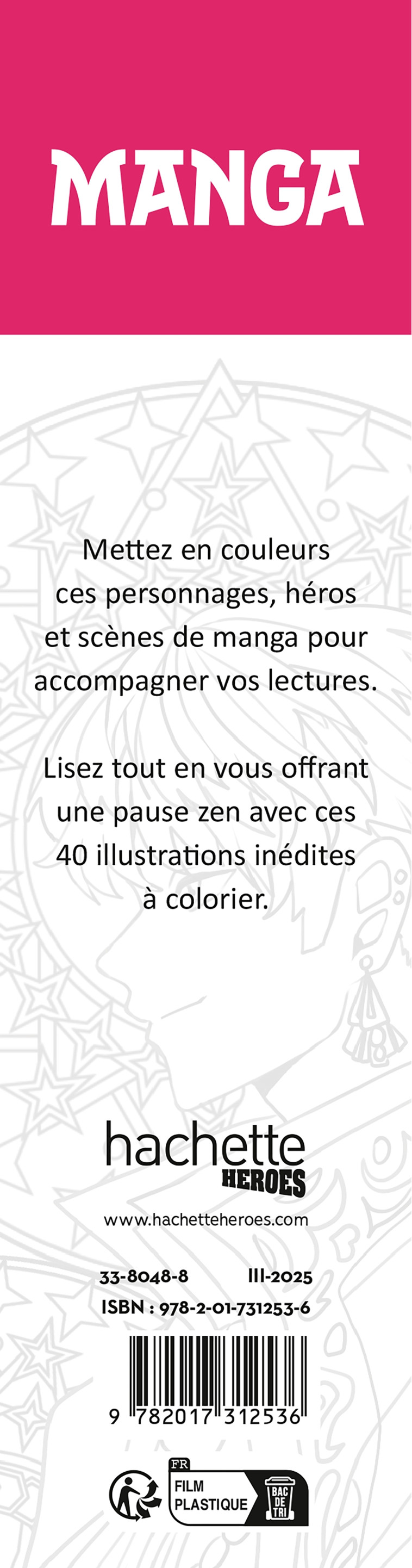 Marque-pages Manga -  Leizh,  Leizh - HACHETTE HEROES