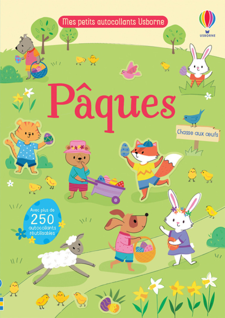 Pâques - Mes petits autocollants Usborne - Felicity Brooks, Malu Lenzi, Meg Dobbie, Véronique Duran - USBORNE