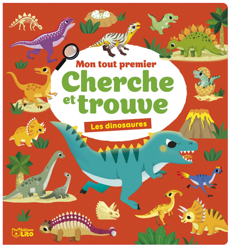 CHERCH ET TROUV DINOSAURES -  - LITO