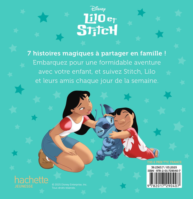 LILO ET STITCH - 7 Histoires pour la semaine - Disney -  - DISNEY HACHETTE