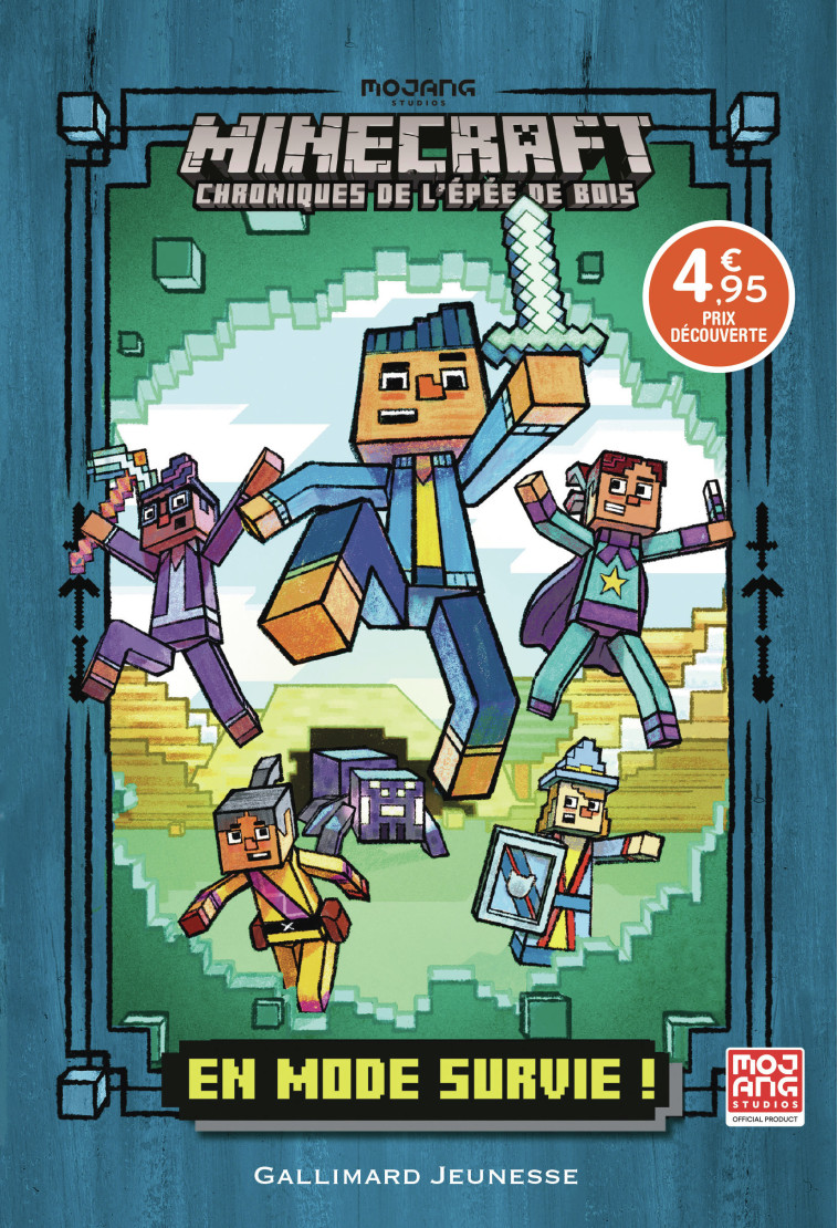 Romans Minecraft - En mode survie ! - Nick Eliopulos, Nick Eliopulos, Luke Flowers, Rosalind Elland-Goldsmith - GALLIMARD JEUNE