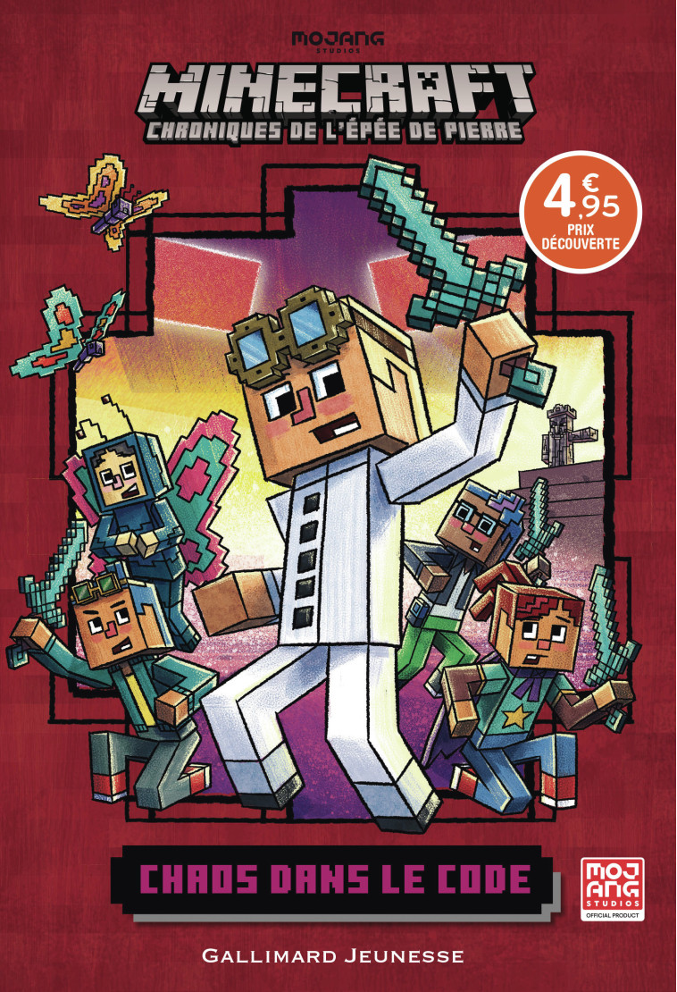 Romans Minecraft - Chaos dans le code - Nick Eliopulos, Nick Eliopulos, Luke Flowers, Rosalind Elland-Goldsmith - GALLIMARD JEUNE