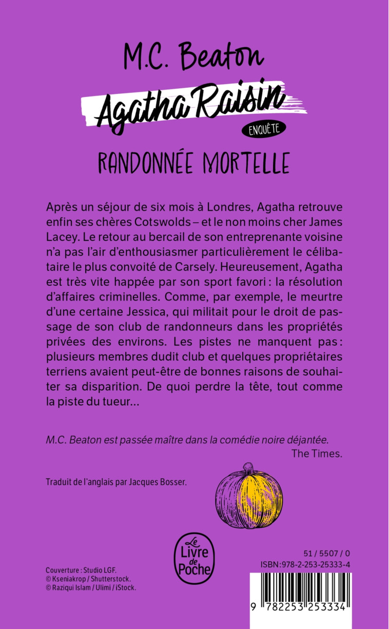 Randonnée Mortelle (Agatha Raisin enquête, Tome 4) - M. C. Beaton, M. C. Beaton - LGF
