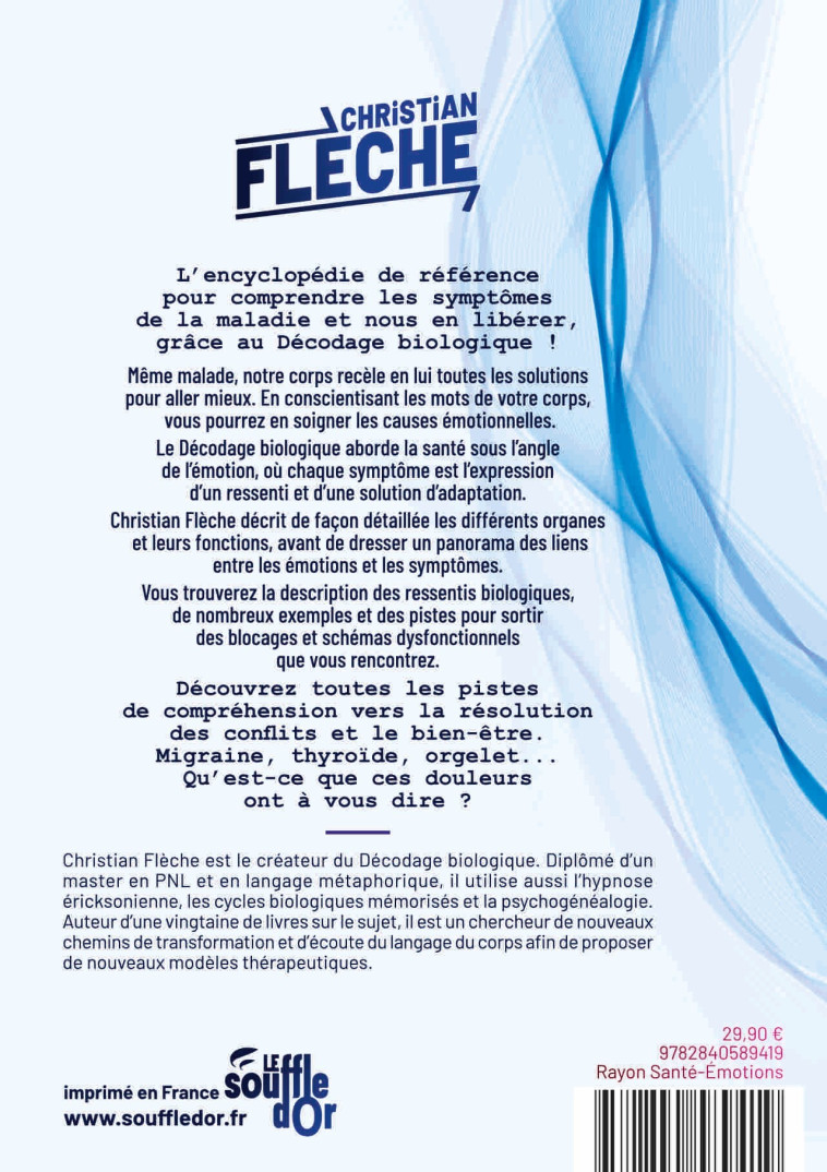 Décodage biologique des maladies - CHRISTIAN FLECHE - SOUFFLE OR