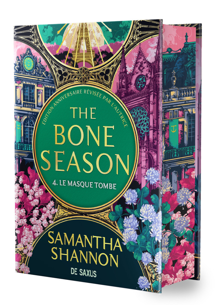 The Bone Season - Tome 04 Le masque tombe Nlle Ed. (relié collector) - Samantha Shannon, Benjamin Kuntzer - DE SAXUS