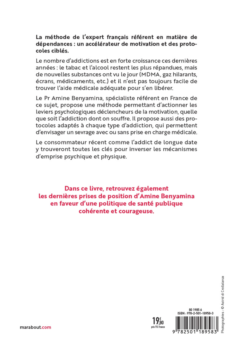 Addictions - Manuel de premiers secours - Amine Benyamina, Marie-Pierre Samitier - MARABOUT