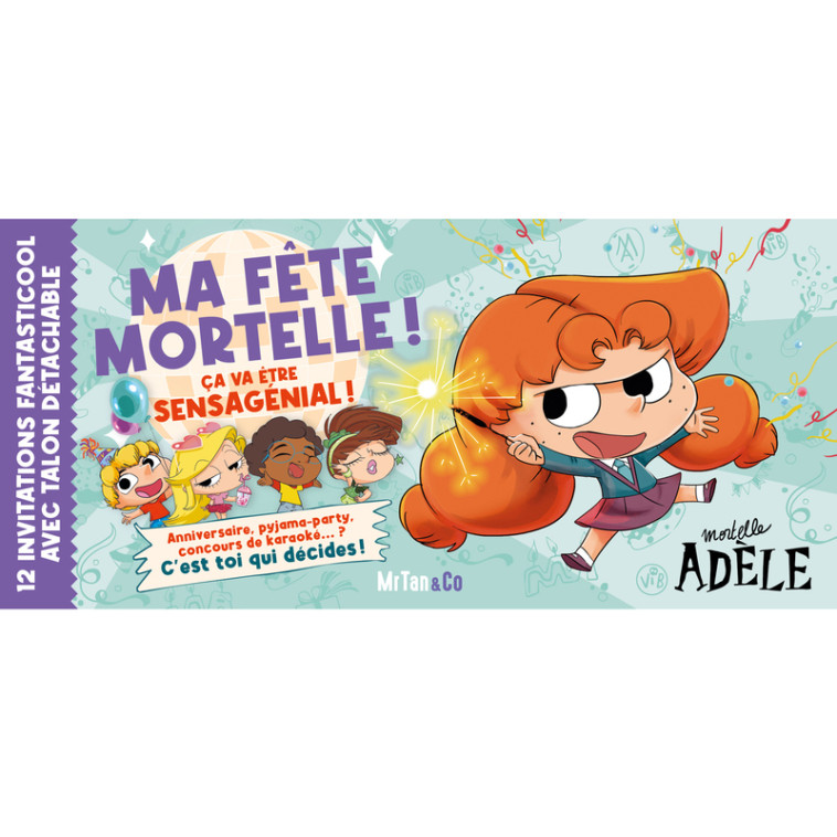 Les nouvelles Cartes d'invitation Mortelle Adèle -  Mr tan, Diane Le Feyer - MR TAN AND CO