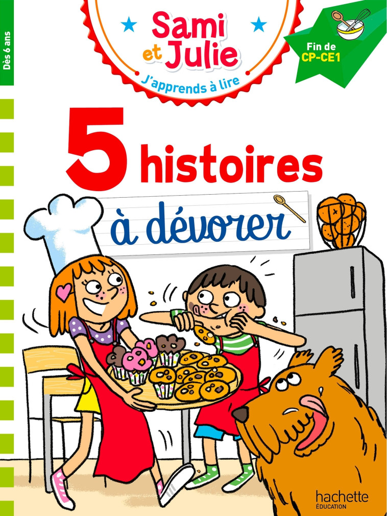 Sami et Julie - Fin de CP CE1 - 5 histoires à dévorer - MASSONAUD EMMANUELLE - HACHETTE EDUC