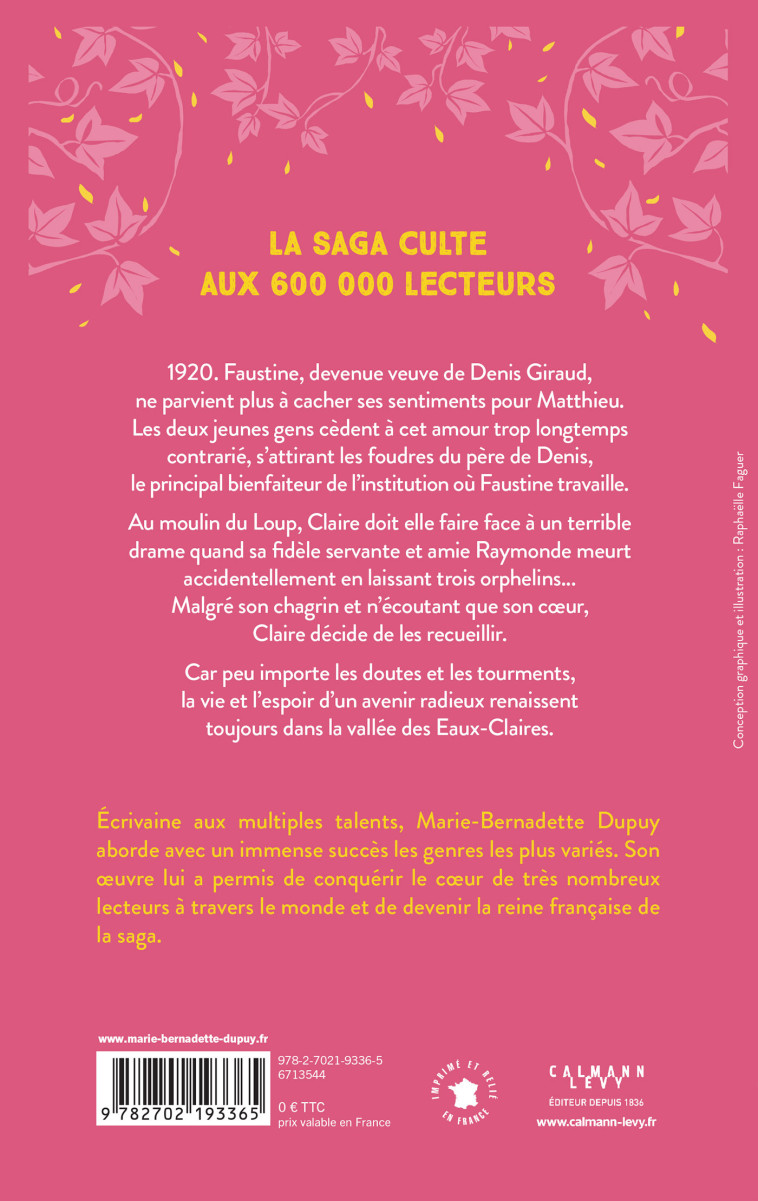 Le Moulin du loup, T4 - La Grotte aux Fées - DUPUY MARIE-BERNADETTE - CALMANN-LEVY